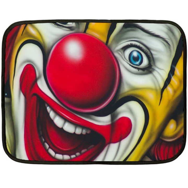 Clown Double Sided Fleece Blanket (Mini) 