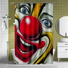 Clown Shower Curtain 48  X 72  (small)  by Valentinaart