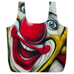 Clown Full Print Recycle Bags (l)  by Valentinaart