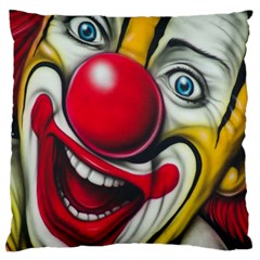 Clown Large Flano Cushion Case (one Side) by Valentinaart