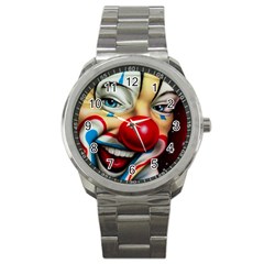 Clown Sport Metal Watch by Valentinaart