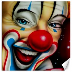 Clown Canvas 20  X 20   by Valentinaart