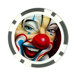 Clown Poker Chip Card Guard by Valentinaart