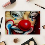 Clown Cosmetic Bag (Large)  Front