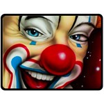 Clown Double Sided Fleece Blanket (Large)  80 x60  Blanket Front