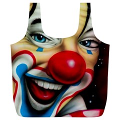 Clown Full Print Recycle Bags (l)  by Valentinaart