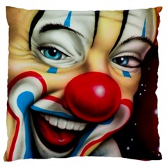 Clown Standard Flano Cushion Case (one Side) by Valentinaart