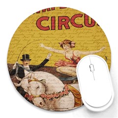 Vintage circus  Round Mousepads