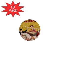 Vintage circus  1  Mini Buttons (10 pack) 