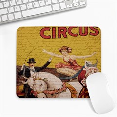 Vintage circus  Large Mousepads