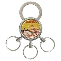 Vintage Circus  3-ring Key Chains by Valentinaart