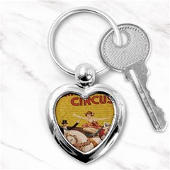 Vintage circus  Key Chains (Heart) 