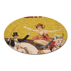 Vintage circus  Oval Magnet