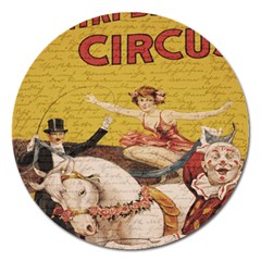 Vintage circus  Magnet 5  (Round)