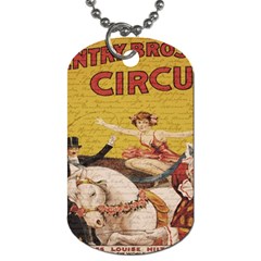 Vintage circus  Dog Tag (One Side)