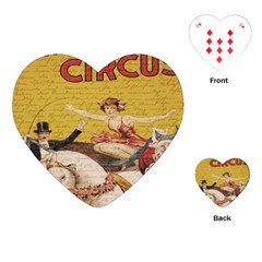 Vintage circus  Playing Cards (Heart) 