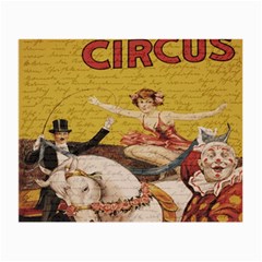 Vintage circus  Small Glasses Cloth (2-Side)