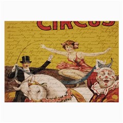 Vintage circus  Large Glasses Cloth