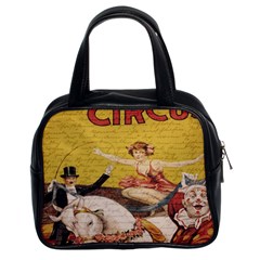 Vintage circus  Classic Handbags (2 Sides)