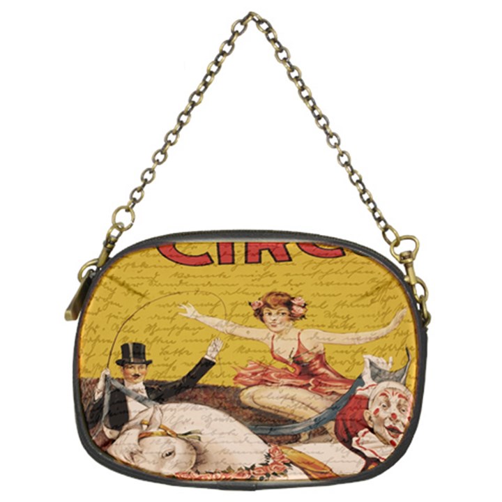 Vintage circus  Chain Purses (Two Sides) 