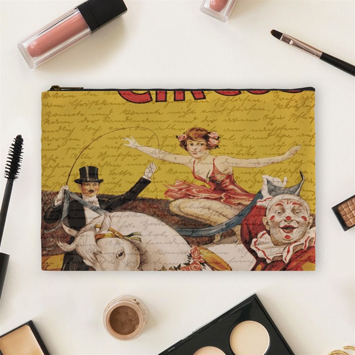 Vintage circus  Cosmetic Bag (Large) 