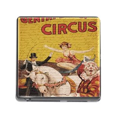 Vintage circus  Memory Card Reader (Square)