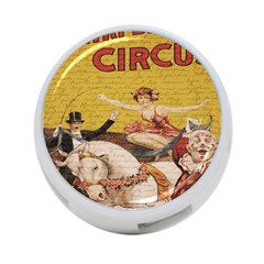 Vintage Circus  4-port Usb Hub (two Sides)  by Valentinaart