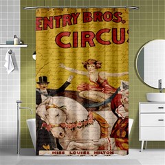 Vintage circus  Shower Curtain 48  x 72  (Small) 