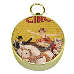 Vintage circus  Gold Compasses