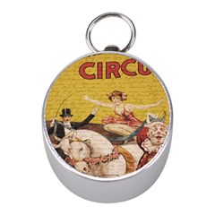 Vintage circus  Mini Silver Compasses