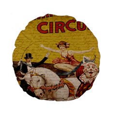 Vintage circus  Standard 15  Premium Flano Round Cushions