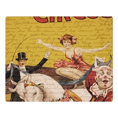 Vintage Circus  Double Sided Flano Blanket (large)  by Valentinaart