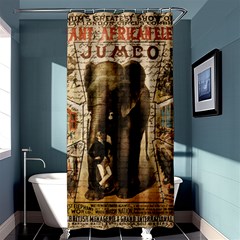 Vintage Circus  Shower Curtain 36  X 72  (stall)  by Valentinaart