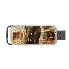 Vintage Circus  Portable Usb Flash (two Sides) by Valentinaart