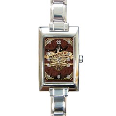 Vintage circus  Rectangle Italian Charm Watch