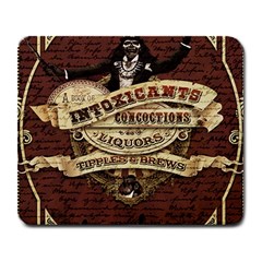 Vintage circus  Large Mousepads