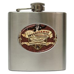 Vintage circus  Hip Flask (6 oz)