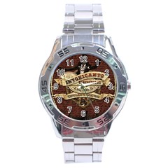 Vintage circus  Stainless Steel Analogue Watch