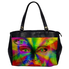 Rainbow Girl Office Handbags by Valentinaart