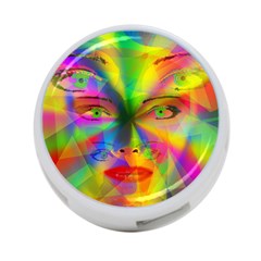 Rainbow Girl 4-port Usb Hub (one Side) by Valentinaart