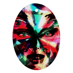 Abstract girl Ornament (Oval)