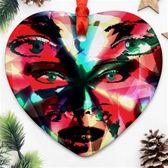 Abstract Girl Ornament (heart) by Valentinaart