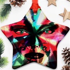 Abstract Girl Ornament (star) by Valentinaart