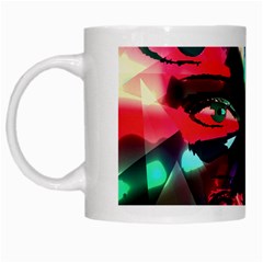 Abstract girl White Mugs