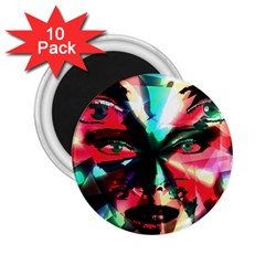 Abstract girl 2.25  Magnets (10 pack) 