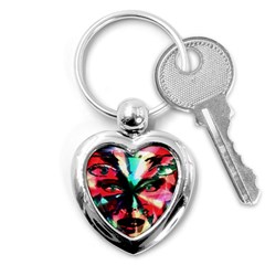 Abstract girl Key Chains (Heart) 