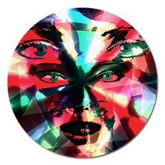 Abstract girl Magnet 5  (Round)