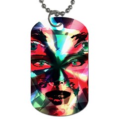 Abstract girl Dog Tag (Two Sides)