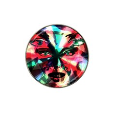 Abstract girl Hat Clip Ball Marker