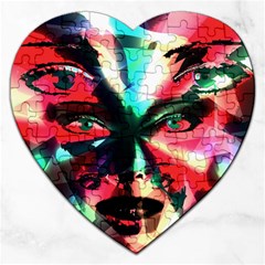 Abstract girl Jigsaw Puzzle (Heart)